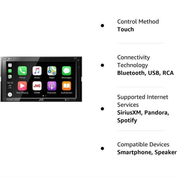 JVC KW-M750BT 6.8-Inches 2-DIN AV Receiver - Picture 3 of 6
